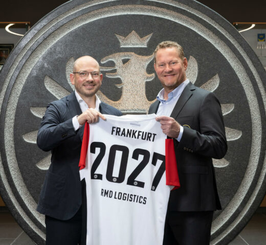 Echte Doppelspitze: RMD Logistics und Eintracht Frankfurt