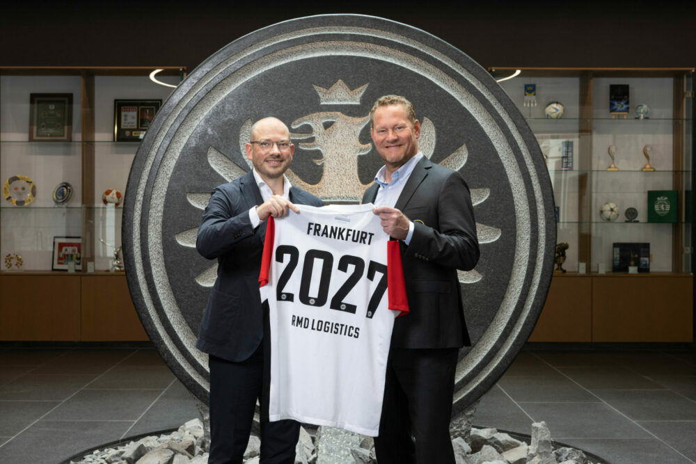 Echte Doppelspitze: RMD Logistics und Eintracht Frankfurt